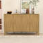 Buffet moderne avec tablettes réglables, supports de porte cachés et crochets latéraux modernes pour le salon-423829820