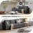 89" W 2-Piece Upholstered Linen Living Room Set-1302795523