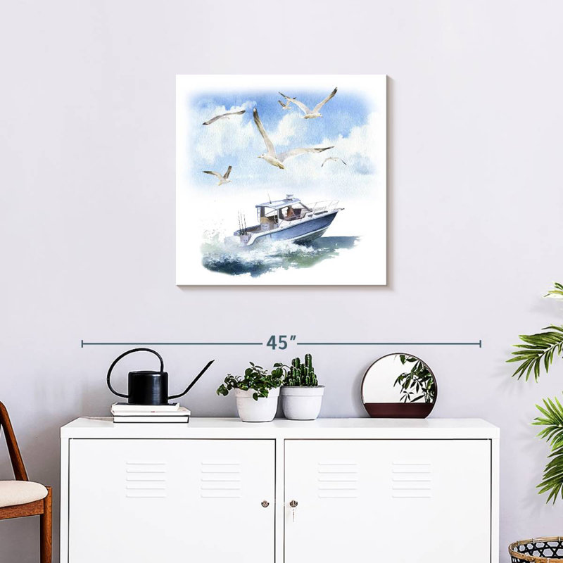 Mehar Speed Boat, 24" H x 24" W