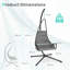 Saley Hanging Chair with Stand-1166109514