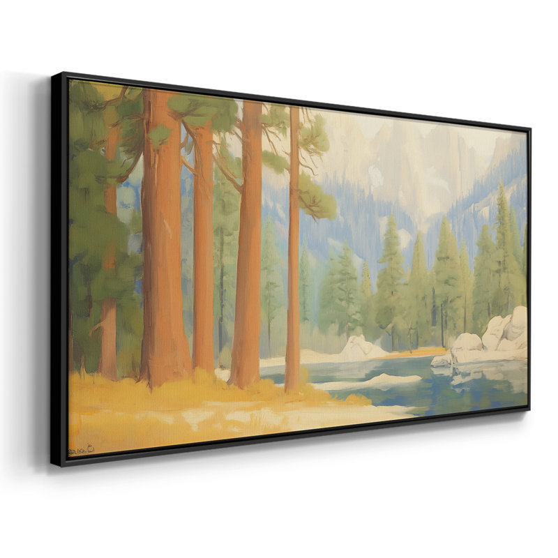 Série paysage-L- Toile tendue avec châssis encadré - Prêt à accrocher, H 17 po x l 33 po