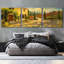 Epic Art «Tuscan Fields» par Allayn Stevens, verre acrylique Wal Art-101999167
