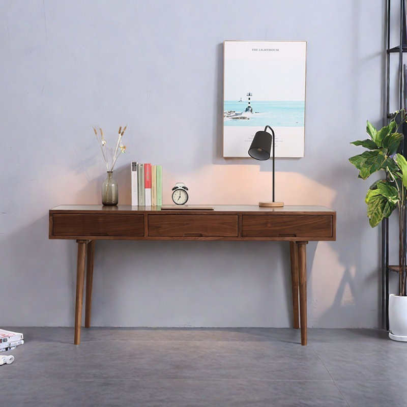 Bureaux simples à bûches classiques, H 29,53 po x l 62,99 po x P 27,56 po