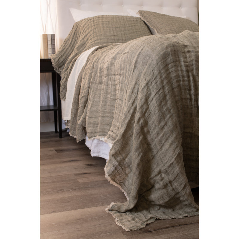 Kenton Linen Coverlet, Twin Coverlet/Bedspread