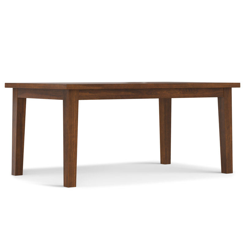 Eastwood 66" Walnut Contemporary Rectangular Dining Table