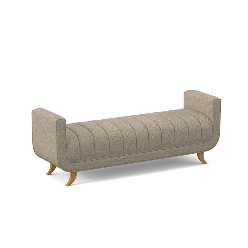 Salon Upholstered Bench, Amber, Venice Linen