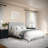 Martha Stewart Britta Upholstered Platform Bed With Piped Detail Headboard-97967478-97967475