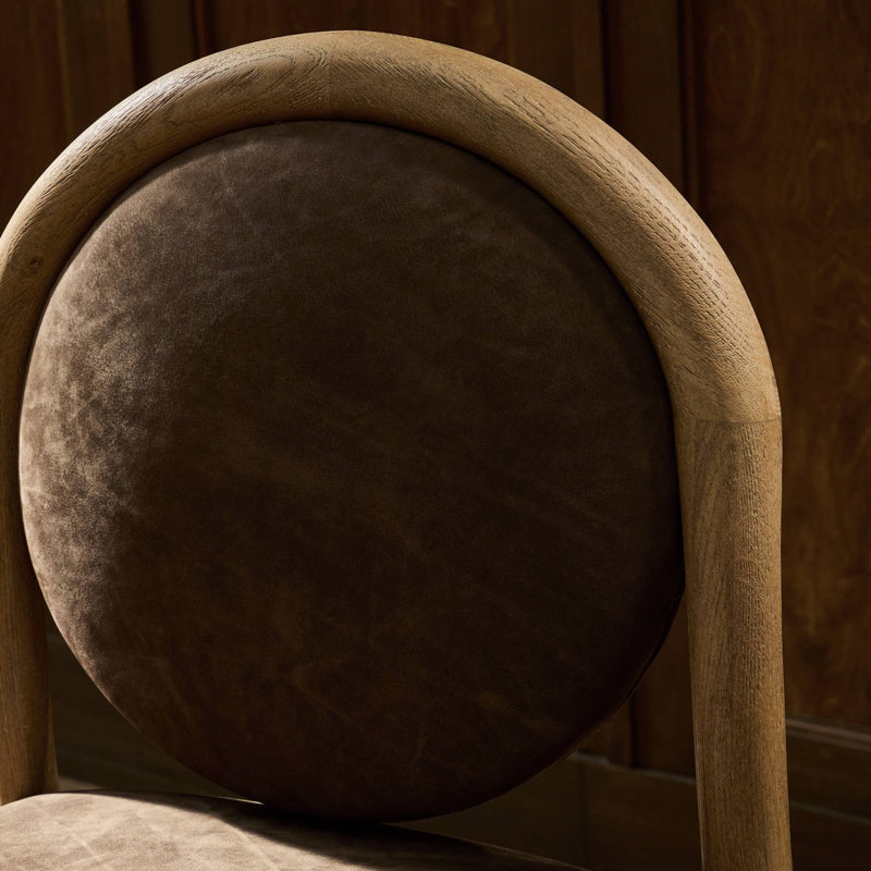 Prentiss Dining Chair-Nubuck Cigar, Nubuck Cigar