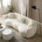 Yazgur 93.6" Curved Modern Upholstered Sofa-2139336431