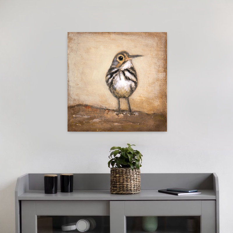 «Little One Contemporary Bird Nature», art mural, H 18 po x l 18 po