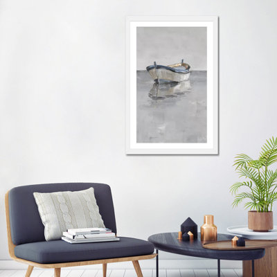 Bateau sur l'horizon II par Ethan Harper - reproduction d'art