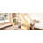 Twin House Floor Bed With Window And A Small Shelf, Solid Wood Floor Bed With House-Shaped Roof-1536998577-1536998591