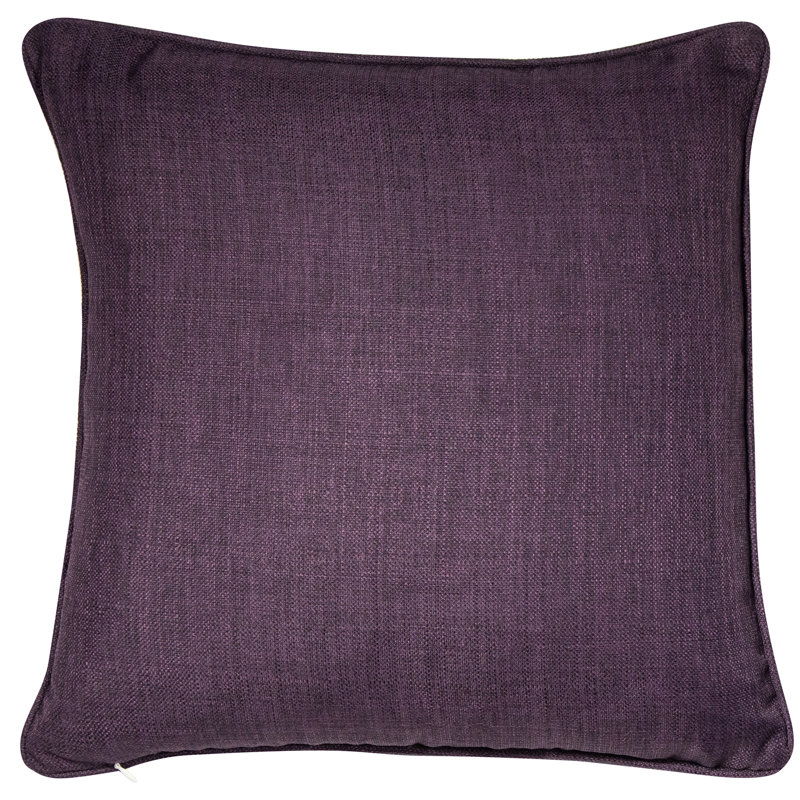 Sqaure Throw Cushion, Purple