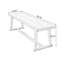 Bureau d'écriture rectangulaire en bois massif noyer-368823925