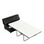 Lit simple avec repose-pieds pliant