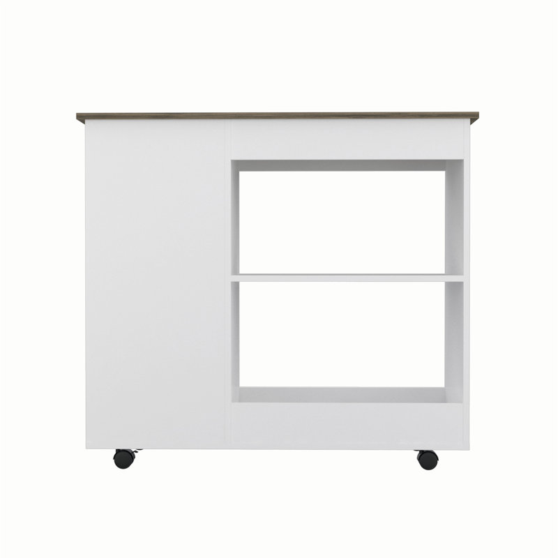 Versatile Kitchen Cart with Abundant Storage and Mobility for Culinary Spaces