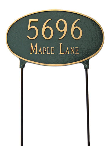 Oval Wall Plaque Montague Metal Products Inc. 