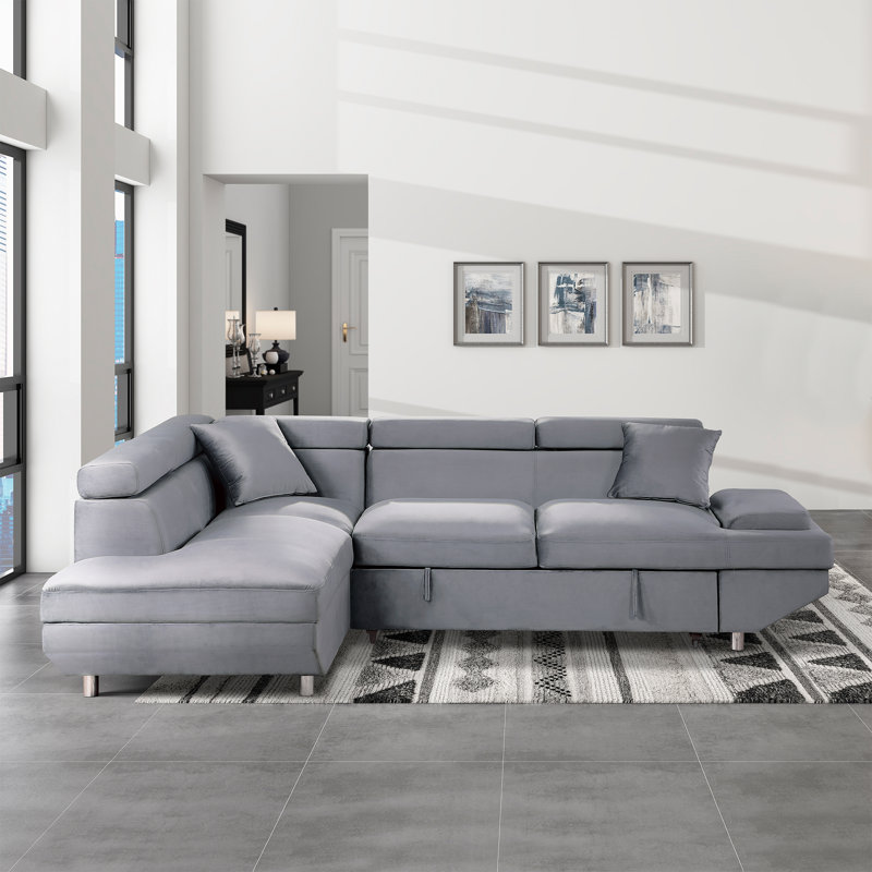 Addylan 107" 2- Piece Modern Upholstered Sectional
