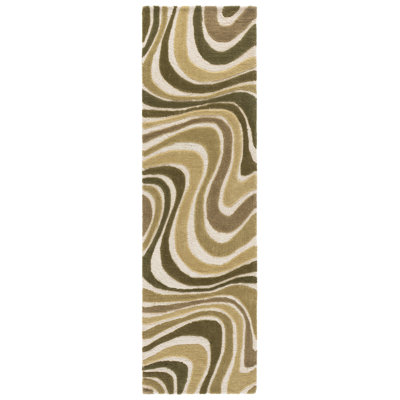 Rodeo Drive 456 Hand Tufted 80% Wool; 20% Cotton Abstract Rug