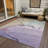 Machine Washable Indoor/Outdoor Xhevrie Lavender Rug-1987206858