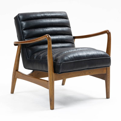 Club Leather Effect Armchair