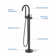 Circular Single Handle Tub Faucet
