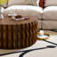 Table basse ronde en forme de tambour Mid-Century-708097935