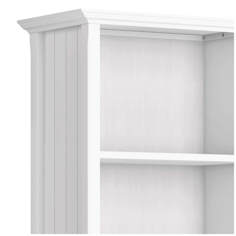 Bibliothèque Acadian - 5 tablettes - Blanc, Blanc