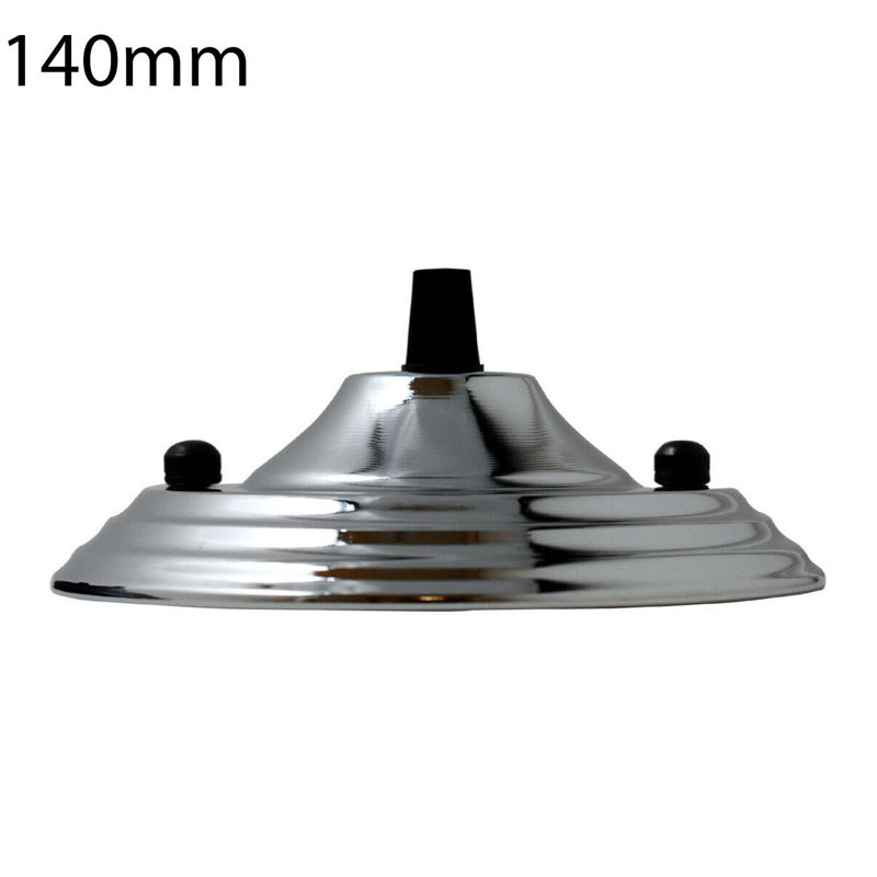 Halverson Ceiling Rose 140Mm Chandelier Ceiling Pendant Lamp Light Fitting Accessory DIY Lighting Kit, Chrome