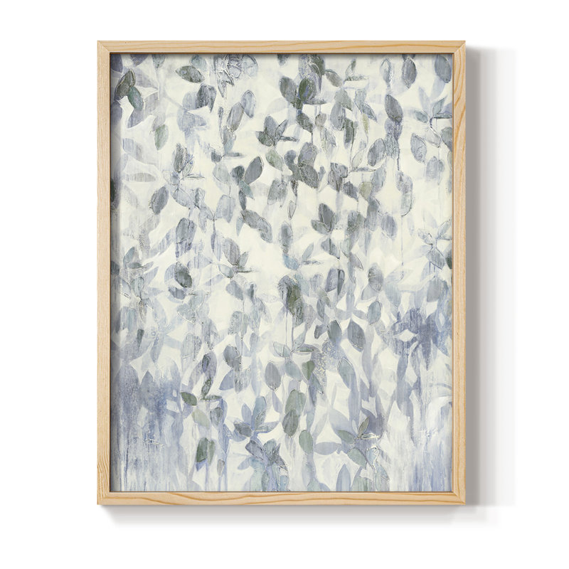 «Gentle Rain», reproduction encadrée - bois massif, Naturel, H 11 po x l 9 po