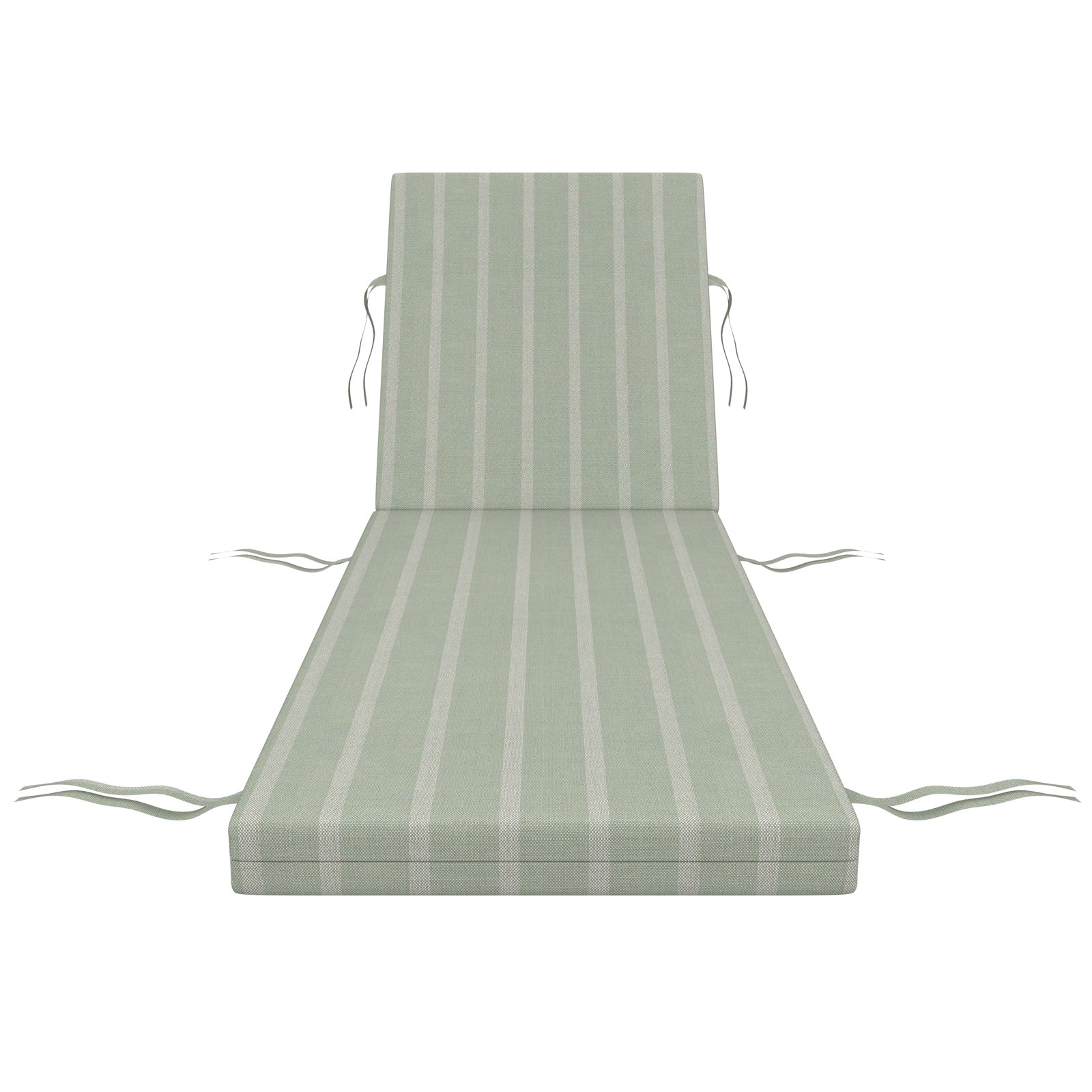 Lani Sunbrella Outdoor Chaise Lounge Cushion, 22.5" W x 47" D, Unwind Rainwashed