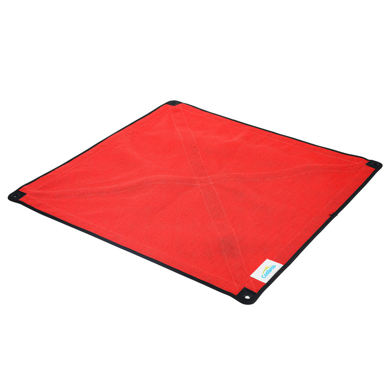 Outdoor Pet Bed Cover, Extra Large/Large (41" H x 41" W x 1.91" D), Red