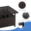Table d'appoint en acier pour terrasse Bertina