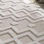 Tapis intérieur / extérieur en polypropylène tissé à la machine Jamesen crème-1366820789