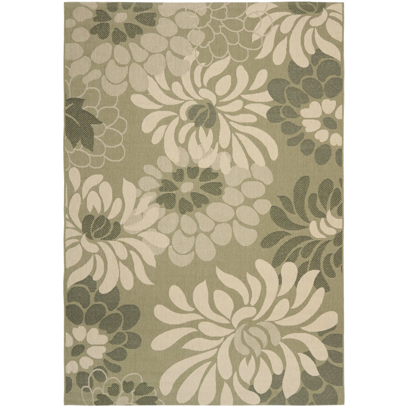 Tapis floral Bargnare Performance, Rectangle 6 pi 7 po x 9 pi 6 po