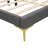 Modern Comfortable Full Size Daybed In Grey, With Headboard & Armrest - Relaxing Retreat Option Upholstered Grey Headboard, And Robust Support Legs Cozy Spot-928793406-928793405
