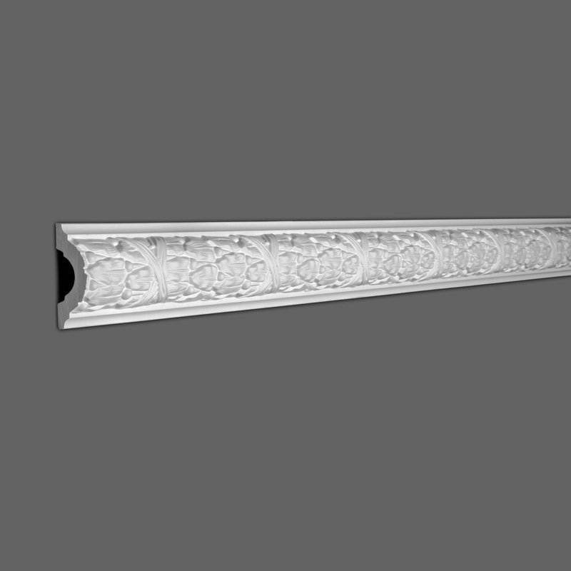 3 in x 1-1/8 in x 96 in Polyurethane Panel Moulding Pro PK 48 LF