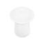 Table d'appoint moderne moderne en métal blanc