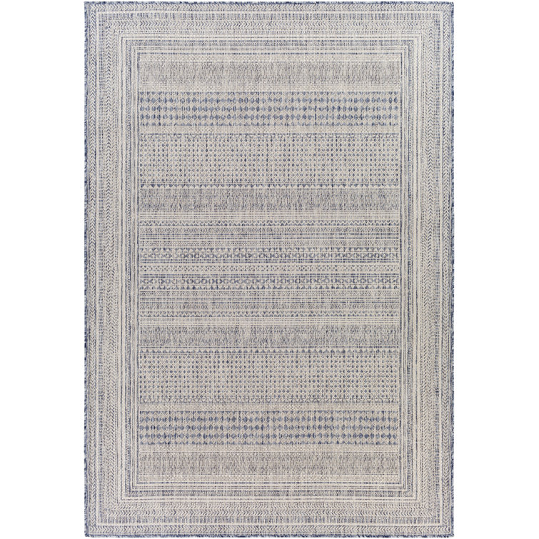 Ilenne Oriental Area Rug in Blue