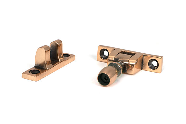 Mushroom Brighton Fastener - Narrow (Square), Polished Bronze