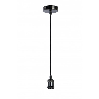 Blaylock 1 - Light Black Bulb Pendant