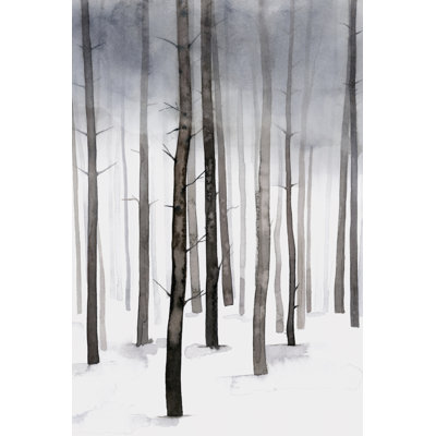 «Hazy Winter Walk II» par Grace Popp - peinture sur toile tendue