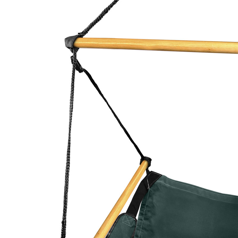 Chaise hamac en polyester Zia, Vert forêt