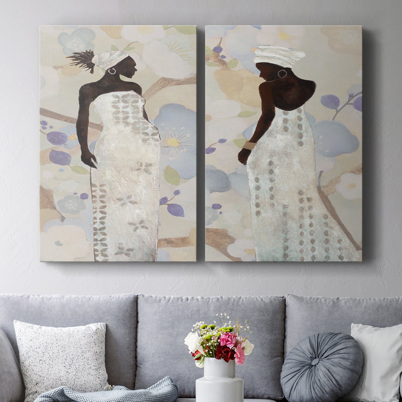 Toile tendue avec motif floral I-Premium Gallery - prêt à être accroché, H 18 po x l 24 po