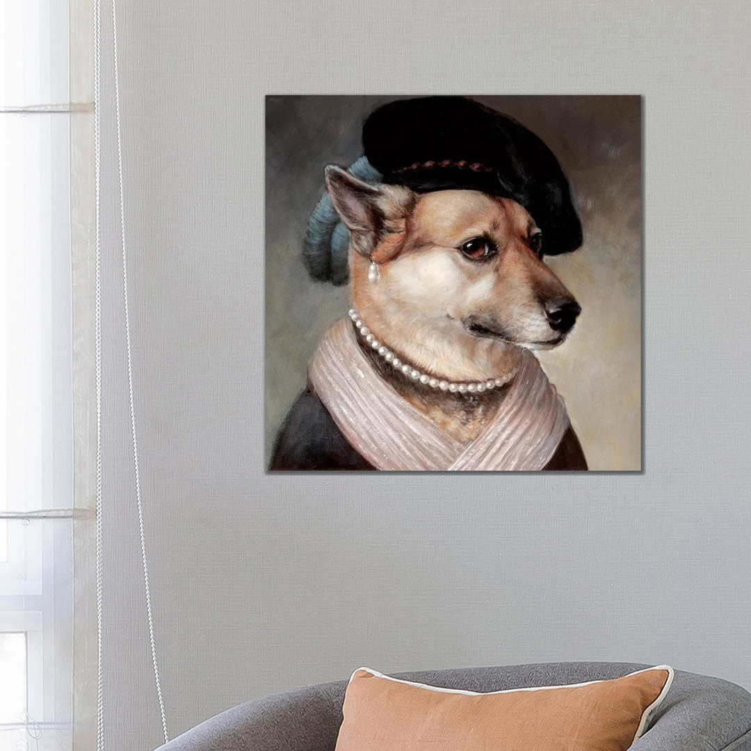 D.D. by Melinda Copper - Wrapped Canvas Painting