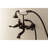 Kingston Brass Aqua Vintage Three-Handle 2-Hole Tub Wall Mount Clawfoot Tub Faucet with Hand Shower-72415183