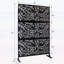 Stylish Metal Privacy Screen for Outdoor Use,Ideal for Patio and Garden-129172716