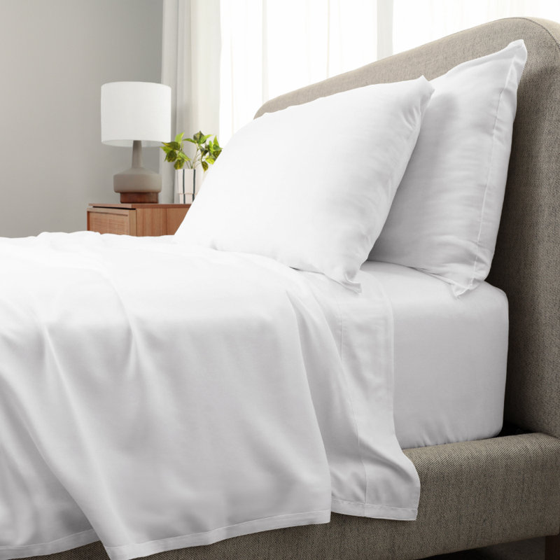 Ensemble de draps 4 pièces Cariloha Aloha Soft | Matériau en viscose | Résistant aux allergies, thermorégulateur et très doux
