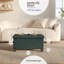 Banc repose-pieds en velours avec rangement amovible Nestl-132127320-132127323