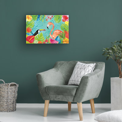 «Tutti Frutti III» par Farida Zaman - peinture sur toile tendue